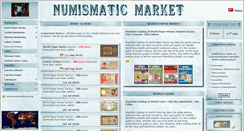 Desktop Screenshot of numismaticmarket.com