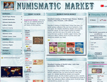 Tablet Screenshot of numismaticmarket.com